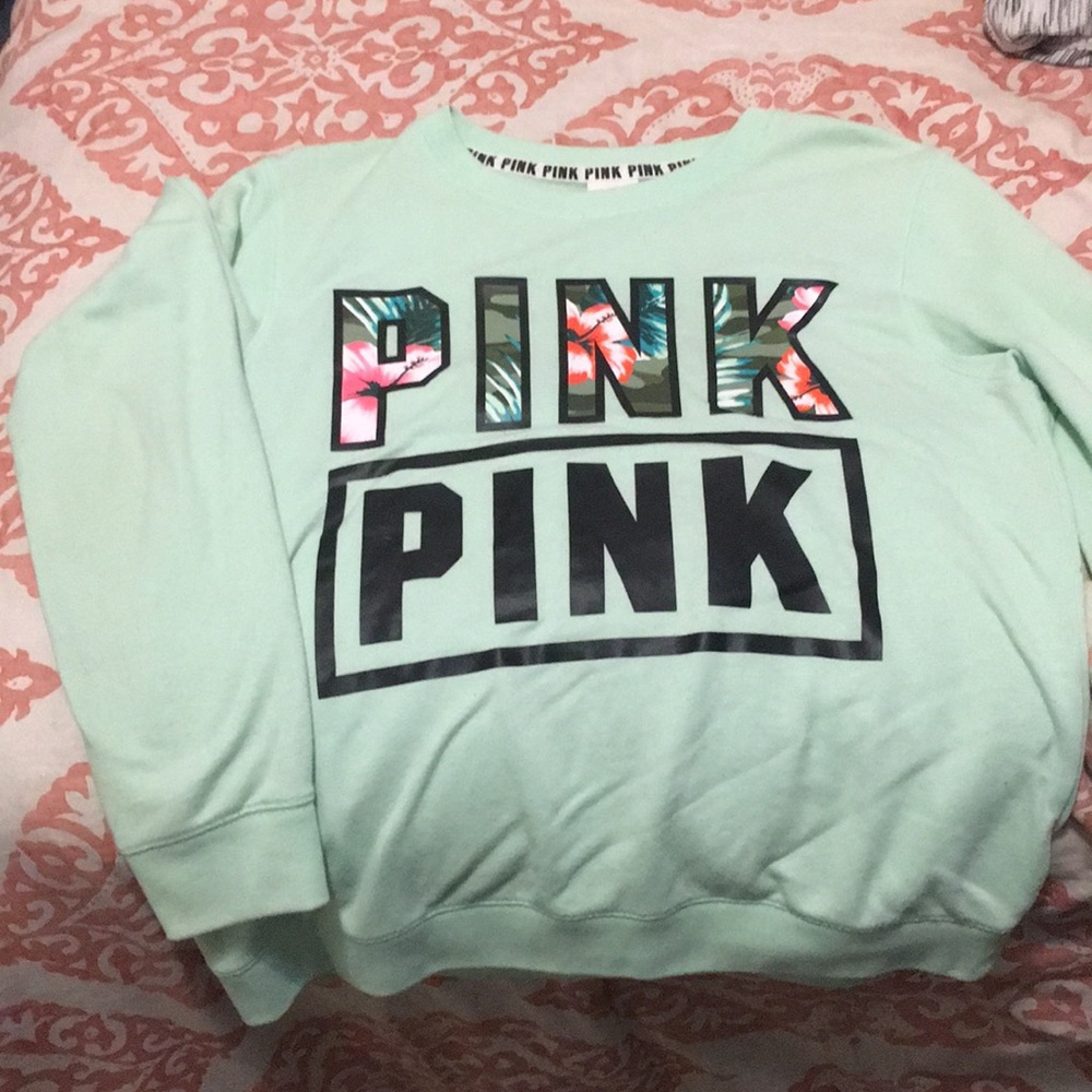 🔥SALE Victoria’s Secret PINK crew neck sweater